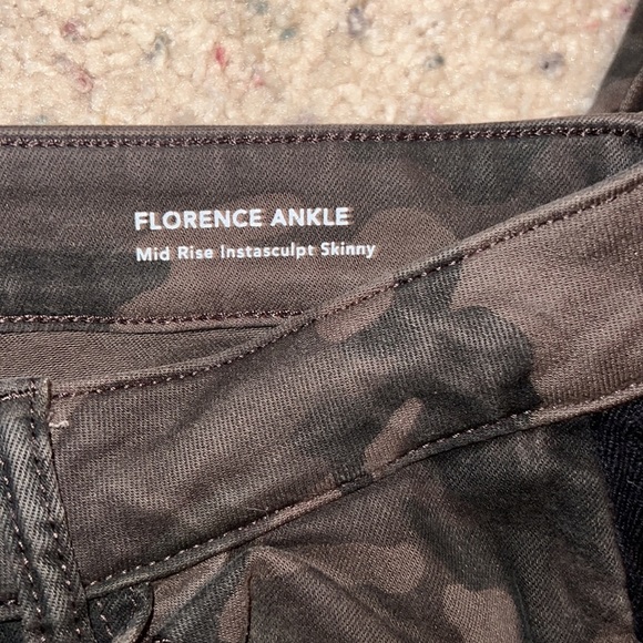 DL1961 Jeans Womens Camo Florence Ankle Boho Skinny Stretch Denim Size 28 - Picture 8 of 10